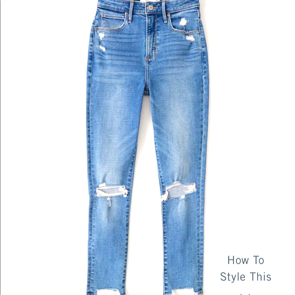 Abercrombie & Fitch Curve High Rise Jeans